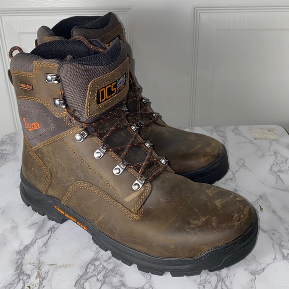 Danner Mens Crafter 6”12433 Waterproof Boot Brown Size 9.5 Oil Slip Resistant